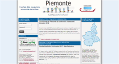Desktop Screenshot of piemonte.congiuntura.it