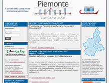 Tablet Screenshot of piemonte.congiuntura.it
