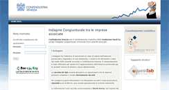 Desktop Screenshot of confindustria.ve.congiuntura.it