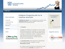 Tablet Screenshot of confindustria.ve.congiuntura.it